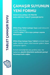 Çamaşır Suyu Tableti Hijyenik Ultra Konsantre 32 Tablet Kar Beyazı ürün fotoğrafı