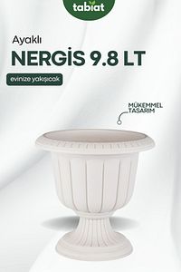 Büyük Boy Saksı 9.8 Lt - Bina Giriş Saksısı. ürün fotoğrafı