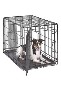 KATLANABİLİR METAL KEDİ VE KÖPEK KAFESİ SİYAH 60x40x48 cm ürün fotoğrafı
