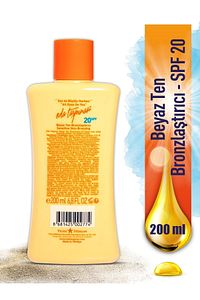 Beyaz Ten Bronzlaştırıcı Spf 20 Krem (losyon) - 200 Ml ürün fotoğrafı