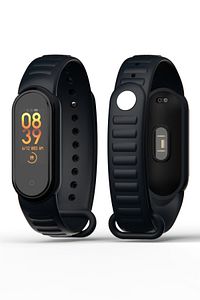 Xiaomi Mi Band 5/6 Uyumlu Loop Desenli Silikon Kordon ürün fotoğrafı
