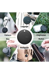 Mitag Airtag Apple Ile Uyumlu Apple Mfı Sertifikalı Akıllı Takip Cihazı Kılıfsız Siyah ürün fotoğrafı