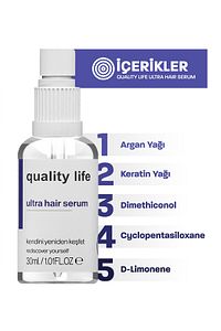 Ql Hızlı Saç Uzatma Serumu (Ultra Hair Serum) Hızlı Saç Uzatan Yardımcı Yağlar Serisi Sprey Ürünler ürün fotoğrafı