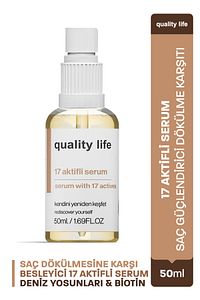 17 Aktifli Saç Dökülmesine Karşı Serum Saç Güçlendirici Dökülme Karşıtı Saç Serumu Ve Yağı Dökülmesi ürün fotoğrafı