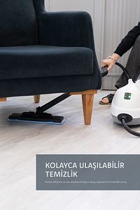 SSC-6418 Çok Fonksiyonlu 2000 Watt Buharlı Temizlik Makinesi ürün fotoğrafı