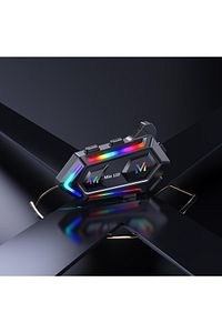 Mio 110 RGB 1000mAh IPX6 Motosiklet Kask Bluetooth Intercom Kulaklık ürün fotoğrafı