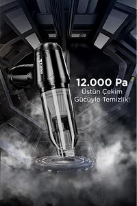 LT-107C Mini Çok Fonksiyonlu Üflemeli Şarjlı Araç Süpürgesi El Süpürgesi ürün fotoğrafı