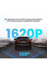 Botslab Hk50 3k Qhd Wifi 150° Ultra Geniş Açı Gece Görüşlü Akıllı Araç Kamera (2025) ürün fotoğrafı