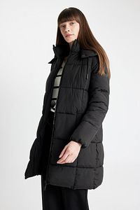 Su Geçirmez Regular Fit Kapüşonlu Parka ürün fotoğrafı
