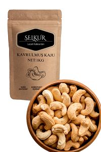 Kavrulmuş Kaju 1kg(DOYPACK AMBALAJ KAVRULMUŞ VE TUZLU) ürün fotoğrafı