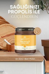 Propolis Macunu Arı Sütü Bal Ve Polenli Propolis 240 gr ürün fotoğrafı