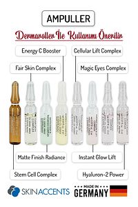 0.50mm Dermaroller 540 Titanyum Iğneli Orijinal Derma Roller ürün fotoğrafı