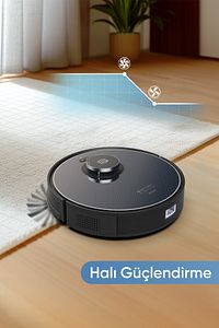 Katya Z Akıllı Robot Süpürge 2’si 1 Arada Islak Mop Ve Yüksek Emiş Gücü ürün fotoğrafı