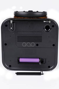Nostalji Radyo Bluetooth Hoparlör Rgb Işıklı Yüksek Ses Gücü Led Işıklı Çift Hoparlör 10 WATT ürün fotoğrafı