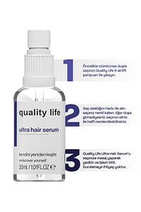 Ql Hızlı Saç Uzatma Serumu (Ultra Hair Serum) Hızlı Saç Uzatan Yardımcı Yağlar Serisi Sprey Ürünler ürün fotoğrafı
