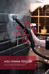 SSC-6418 Çok Fonksiyonlu 2000 Watt Buharlı Temizlik Makinesi ürün fotoğrafı