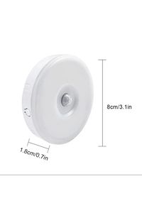 Hareket Sensörlü 16 Led 400mah Şarjlı 2 Renk Beyaz Ve Gün Işığı Led Auto Dolap Içi, Koridor Type-c. ürün fotoğrafı