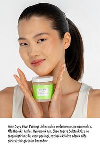 Body Scrub | Pirinç Suyu Vücut Peelingi | AHA + Hyaluronik Asit 250 ML ürün fotoğrafı