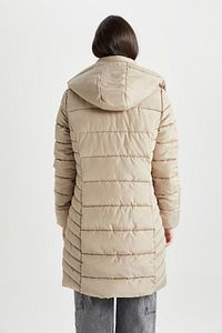 Puffer Şişme Uzun Mont Parka Su Itici Regular Kalıp Çıkarılabilir Kapüşonlu A1315ax23wn ürün fotoğrafı