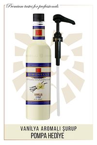 Kahve Ve Kokteyl Şurubu Karamel Aromalı Vanilya Aromalı 700 ml Pompa Hediyeli ürün fotoğrafı