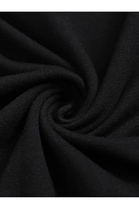 Siyah Body Darkalıp Slimfit Soft Touch Long Sleeve Crew Neck Parmak Geçmeli Spor Body ürün fotoğrafı