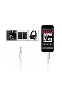 Iphone 7 8 X Max 11 12 Pro Uyumlu Lightning To Aux Kablo 1mt Araç Müzik Kulaklık Ses Aux Dönüştürücü ürün fotoğrafı