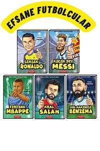 Efsane Futbolcular 5 Kitap SeT 2024 YENİ SERİ( MESSİ,RONALDO.MBAPPE,SALAH, VS) ürün fotoğrafı