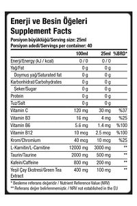 Thermo L-carnitine 3000 - 1000 ml - 40 Servis - Portakal Aromalı - L-karnitin ürün fotoğrafı
