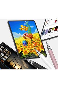 Dokunmatik Passive Stylus Kalem Tablet Telefon Bilgisayar Dokunmatik Kalemi Beyaz ürün fotoğrafı