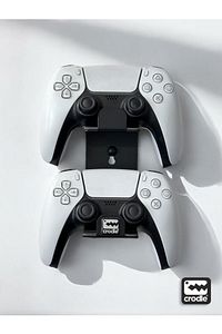 2'li Fırsat Ps5 Ve Ps5 Slim Duvar Standı Joystick Konsol Tutacağı Yerden Tasarruf Gaming Aksesuar ürün fotoğrafı