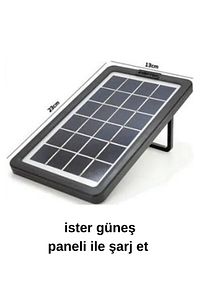 Güneş Enerjili Solar Panelli Mp3-radyolu Bluetoothlu Aydınlatma Fener ürün fotoğrafı