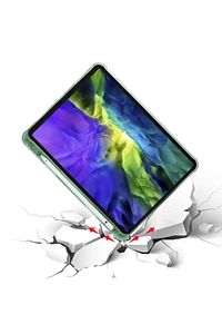 İpad Air 11 Inch M2 M3 Çip Air 4. /5. /6. Nesil Kılıf Katlanır Kalem Bölmeli Uyku Modlu Kapak ürün fotoğrafı