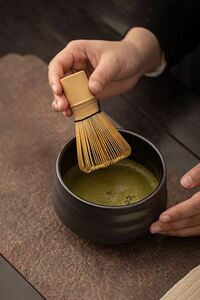 Bambu Matcha Çayı Karıştırıcı Fırça ve Kaşık Bamboo Whisk Köpürtücü cin552 ürün fotoğrafı