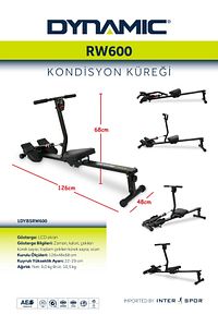 Rw600 Amortisörlü Kondisyon Küreği 12 Kademe Direnç Ayarlı ürün fotoğrafı