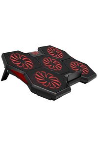 Gp4 E-sport Desing 5 Fanlı Ledli Pro Standlı 15-17" Uyumlu Notebook Soğutucu ürün fotoğrafı