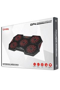 Gp4 E-sport Desing 5 Fanlı Ledli Pro Standlı 15-17" Uyumlu Notebook Soğutucu ürün fotoğrafı