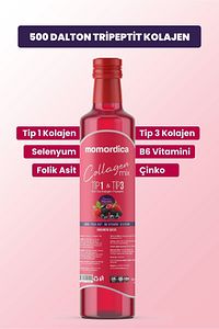 Collagen Mix - Tripeptit 500 Dalton Tip 1 & Tip 3 Kolajen, Selenyum, Folik Asit, Çinko, B6 Vitamini ürün fotoğrafı