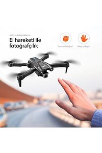 S76fırçasız Motor Hd 720p Çift Kameralı 30dk Uçuş Süresi 2 Bataryalı Taşıma Çantalı Drone ürün fotoğrafı