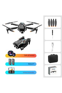 S76fırçasız Motor Hd 720p Çift Kameralı 30dk Uçuş Süresi 2 Bataryalı Taşıma Çantalı Drone ürün fotoğrafı