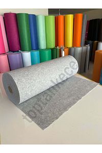 Metrelik Ince Keçe Kumaş 1 Mm Gri - 1 Metre (100X100 CM), Gri Keçe, Kırçıllı Keçe, Hobi Keçe ürün fotoğrafı