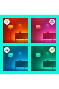Renkli Ambiyans Akıllı Led Şerit 2 Metre (Güç Adaptörü dahildir) (Matter, Google Home, Alexa Uyumlu) ürün fotoğrafı