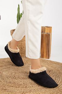 Unisex Peluş Içi Yünlü Kışlık Panduf Ev Pandufu ürün fotoğrafı