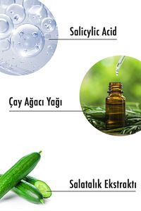 Kil Maskesi | Salisilik Asit + Çay Ağacı Yağı Kil Maskesi 100 ML | Siyah Nokta / Gözenek | Vegan ürün fotoğrafı
