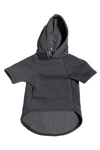 Kapüşonlu Sweatshirt Köpek ve Kedi Kıyafeti Antrasit I Love Mommy ürün fotoğrafı