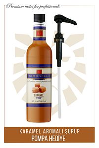 Kahve Ve Kokteyl Şurubu Karamel Aromalı Vanilya Aromalı 700 ml Pompa Hediyeli ürün fotoğrafı