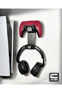 2'li Fırsat Ps5 Ve Ps5 Slim Duvar Standı Joystick Konsol Tutacağı Yerden Tasarruf Gaming Aksesuar ürün fotoğrafı