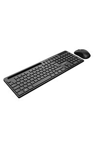 Km-730 Siyah Kablosuz Q Multimedia Klavye Mouse Set ürün fotoğrafı