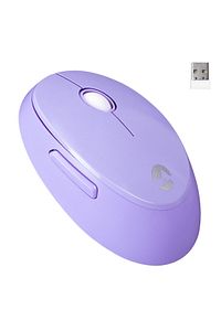Round Km-6282 Renkli Tuşlu Mor Kablosuz Q Multimedia Klavye Mouse Set ürün fotoğrafı
