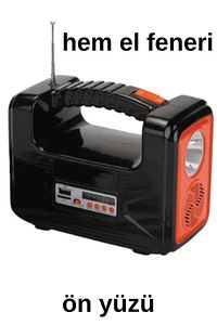 Güneş Enerjili Solar Panelli Mp3-radyolu Bluetoothlu Aydınlatma Fener ürün fotoğrafı