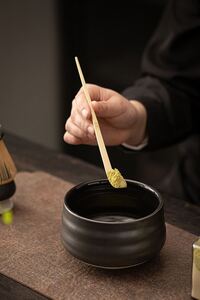 Bambu Matcha Çayı Karıştırıcı Fırça ve Kaşık Bamboo Whisk Köpürtücü cin552 ürün fotoğrafı